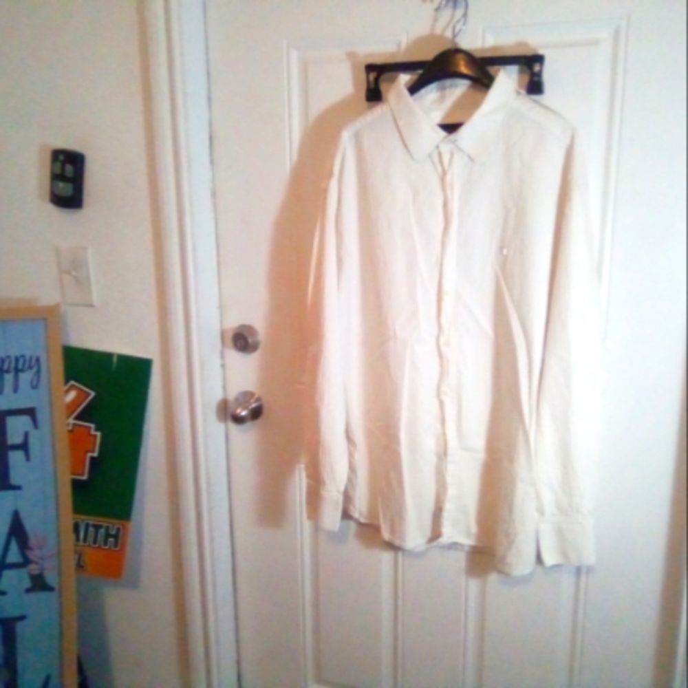 Men's Rocawear Button-down Dress Shirt in White